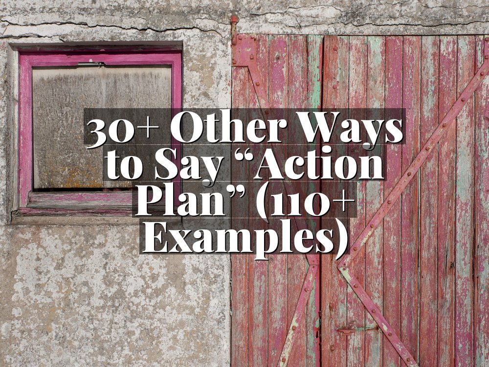 30+ Other Ways to Say “Action Plan” (110+ Examples)