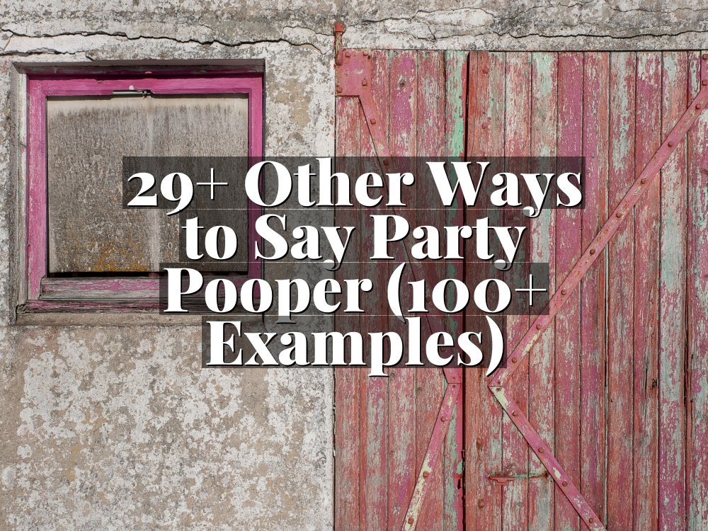 29+ Other Ways to Say Party Pooper (100+ Examples)