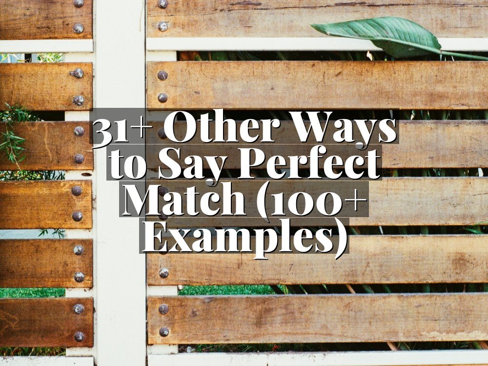 31+ Other Ways to Say Perfect Match (100+ Examples)